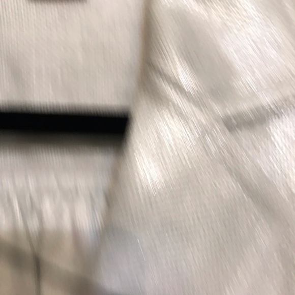 Micheal Kors  size 12 silver linen blend jacket 3/4 sleeve - Picture 5 of 8